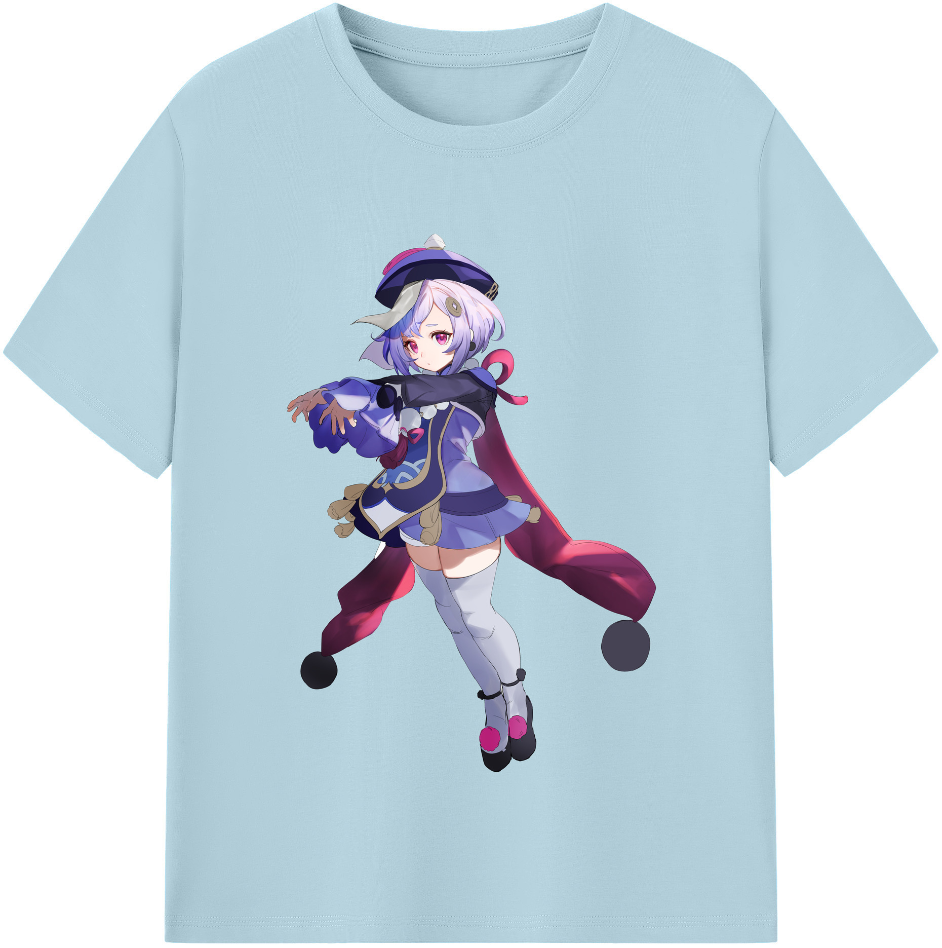 げんし神 七七 なな  genshin Nana 綿100％半袖Tシャツ（フロントプリント）